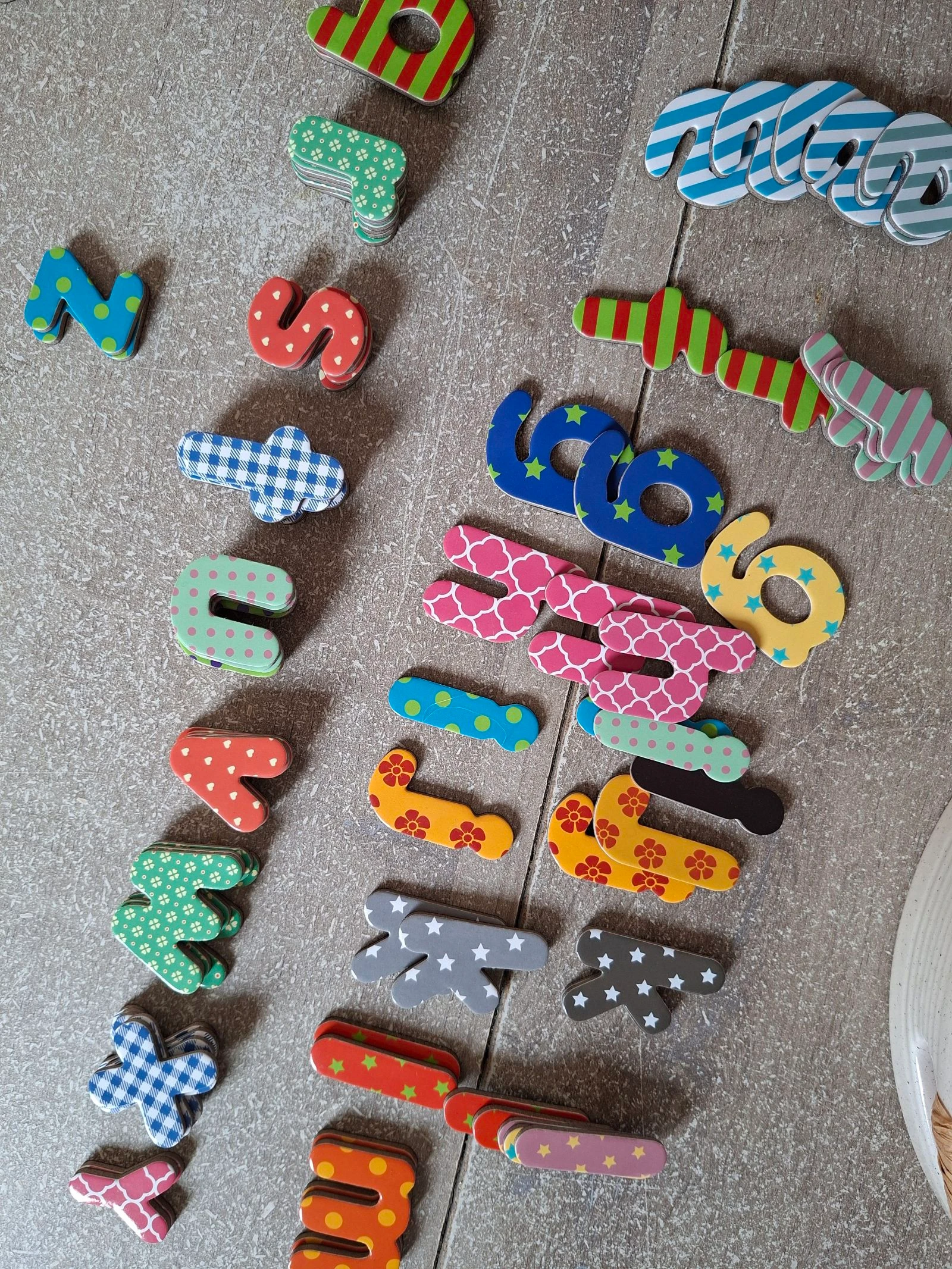 Gekartonneerde magnetische letters en cijfers - Educatief alfabet- en rekenspel - Onvolledig – photo 6